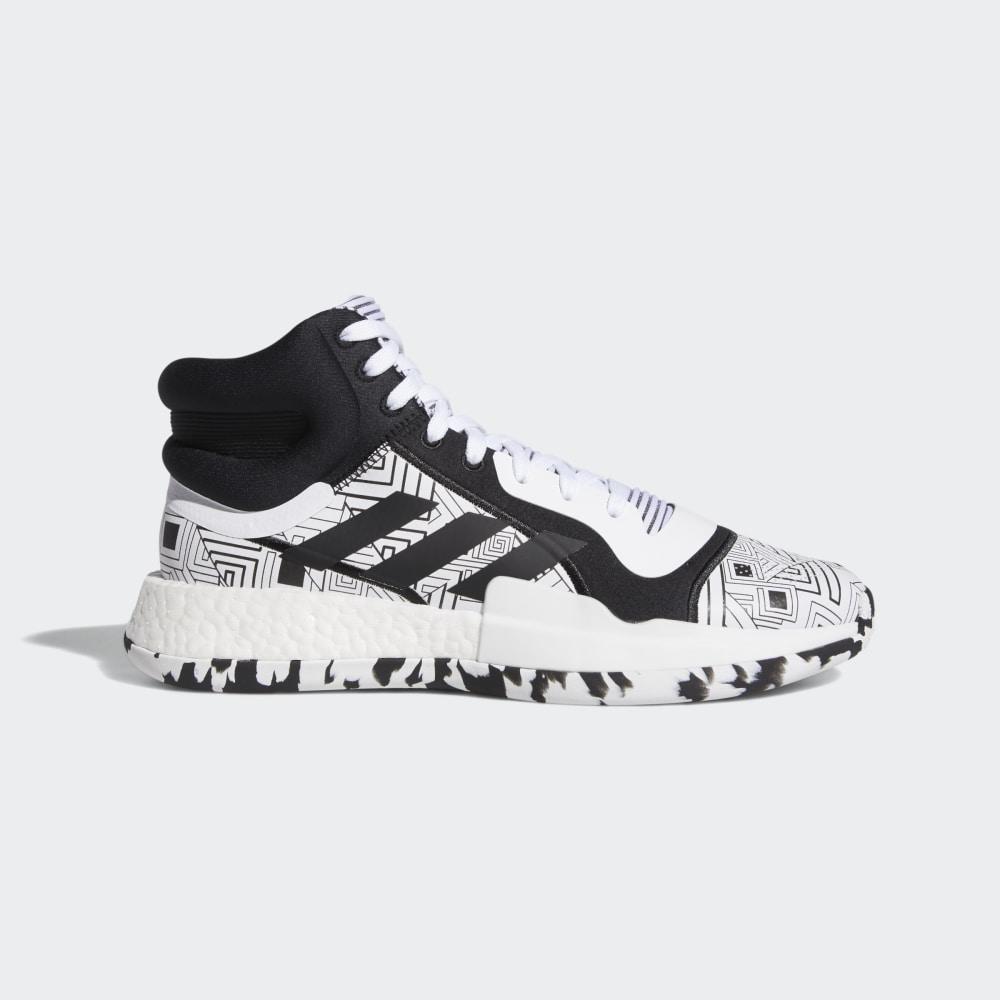Adidasi Baschet Adidas Marquee Boost Barbati Romania - Negrii/Albi EF1230